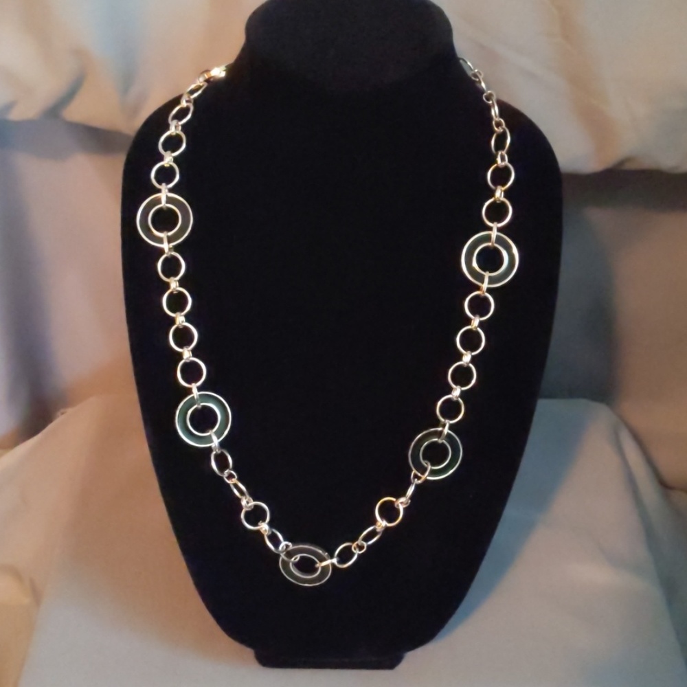 Silver/Black Necklace